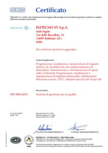 ISO 9001 scad. 26.11.2028